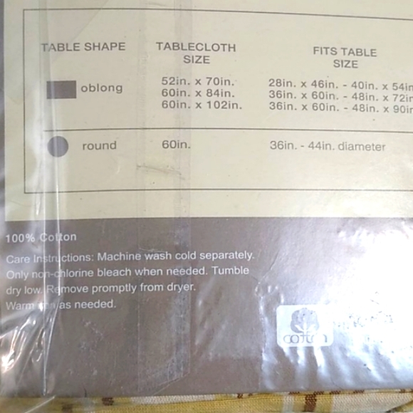 🟢New Tablecloth  Vintage - Picture 3 of 6